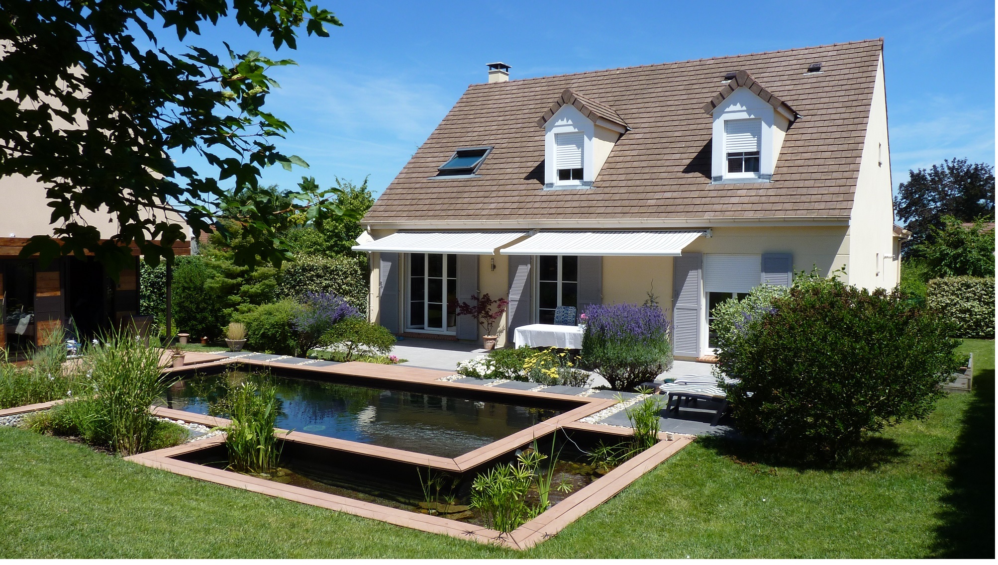 Piscine naturelle 25 m²